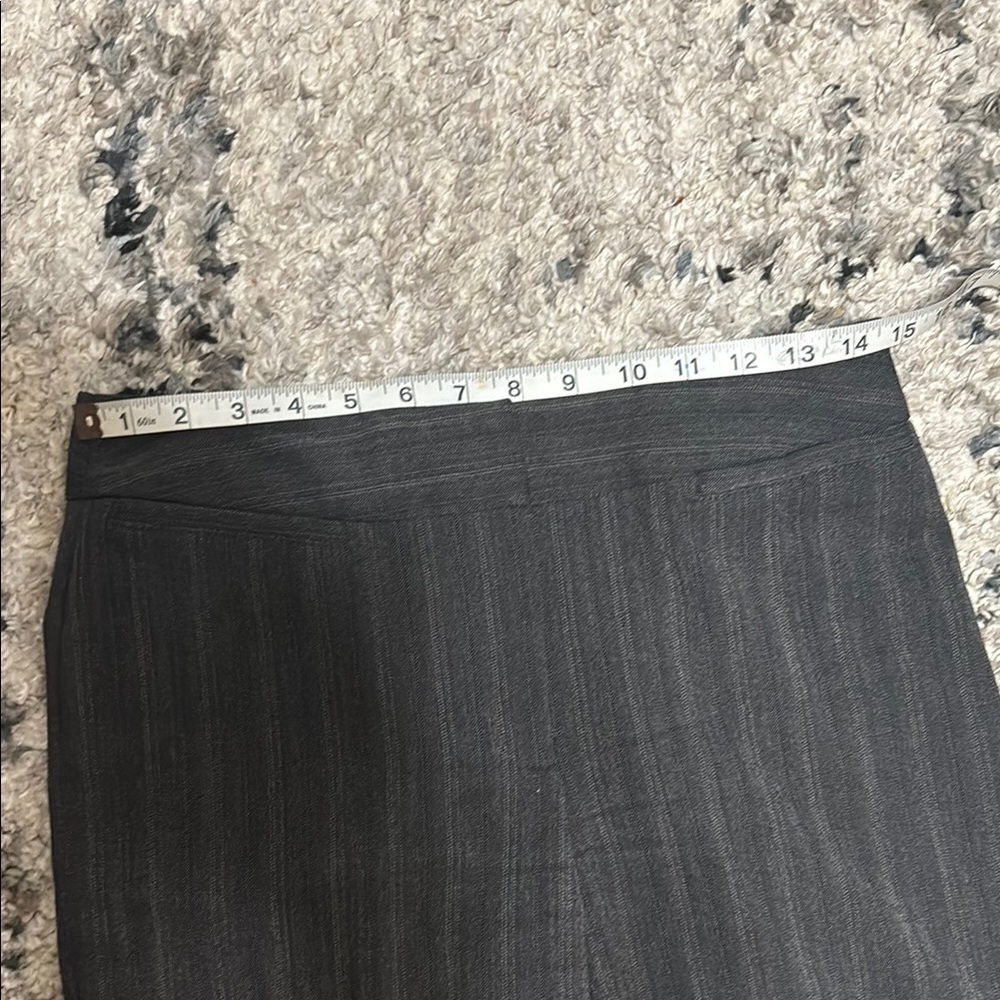 Rafaella Charcoal Pinstripe Trousers - Picture 5 of 9